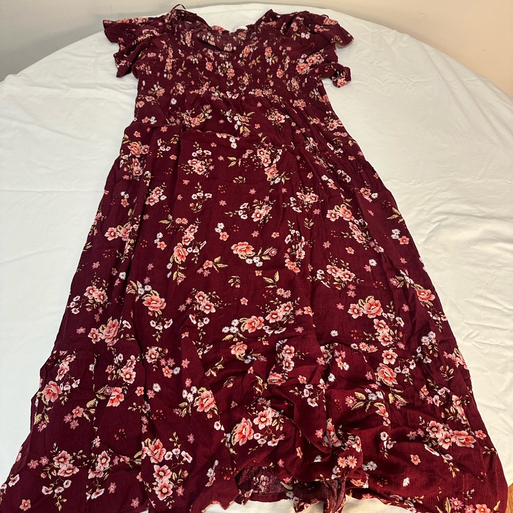 Floral print dress